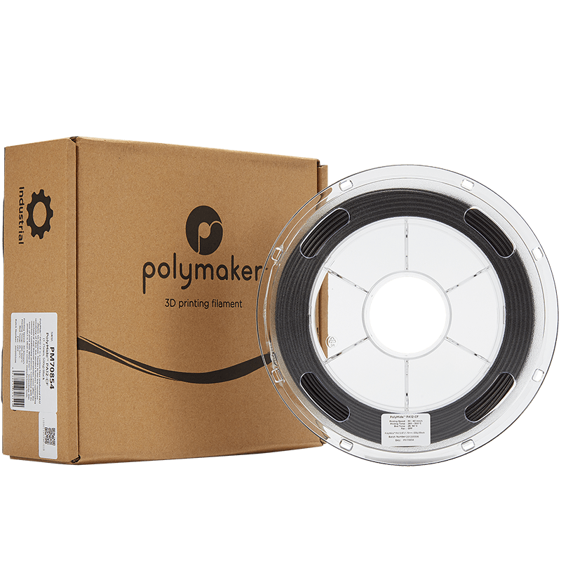 POLYMAKER POLYMIDE PA12-CF - 1.75mm - 500g - 3Digital | Droni e Stampanti 3D