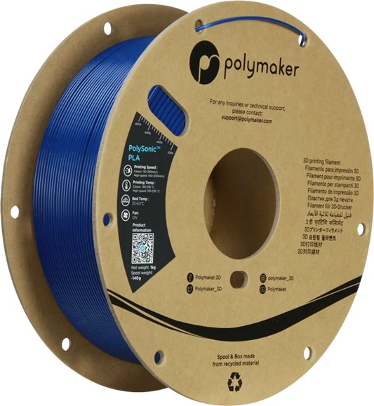 POLYMAKER POLYSONIC HIGH SPEED PLA PRO 1.75mm/1KG - 3Digital | Droni e Stampanti 3D