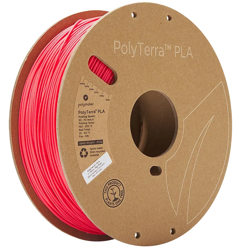 POLYMAKER POLYTERRA PLA 1.75mm/1KG - 3Digital | Droni e Stampanti 3D