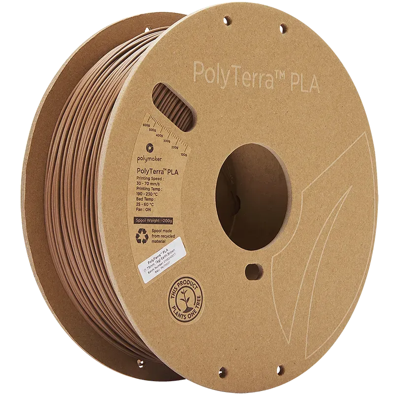 POLYMAKER POLYTERRA PLA 1.75mm/1KG - 3Digital | Droni e Stampanti 3D