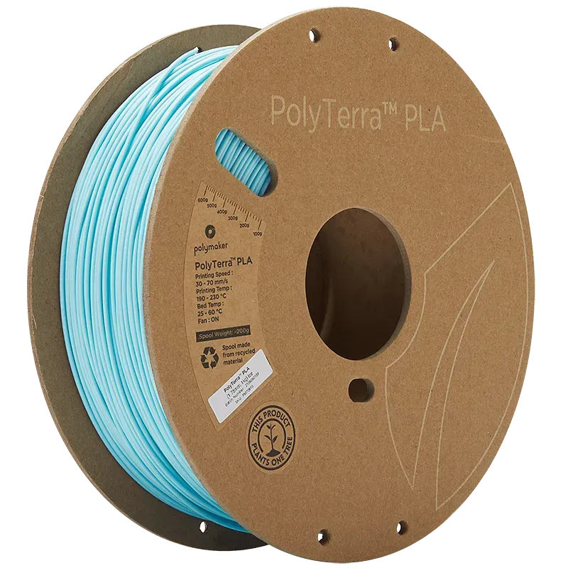 POLYMAKER POLYTERRA PLA 1.75mm/1KG - 3Digital | Droni e Stampanti 3D