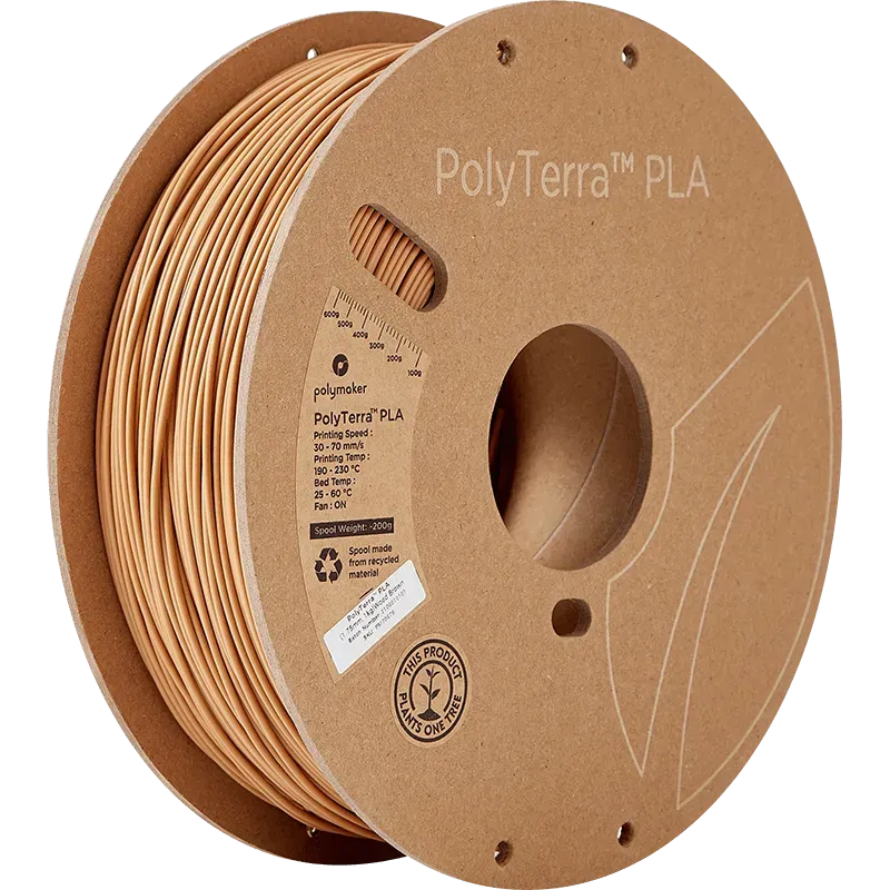 POLYMAKER POLYTERRA PLA 1.75mm/1KG - 3Digital | Droni e Stampanti 3D