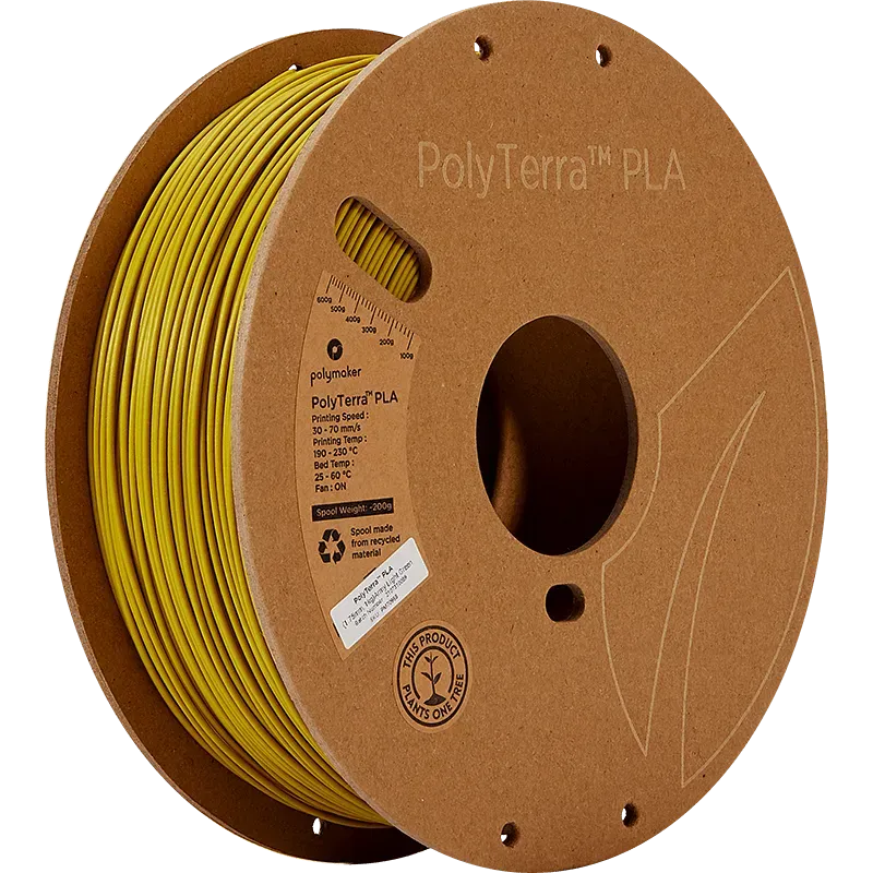 POLYMAKER POLYTERRA PLA 1.75mm/1KG - 3Digital | Droni e Stampanti 3D