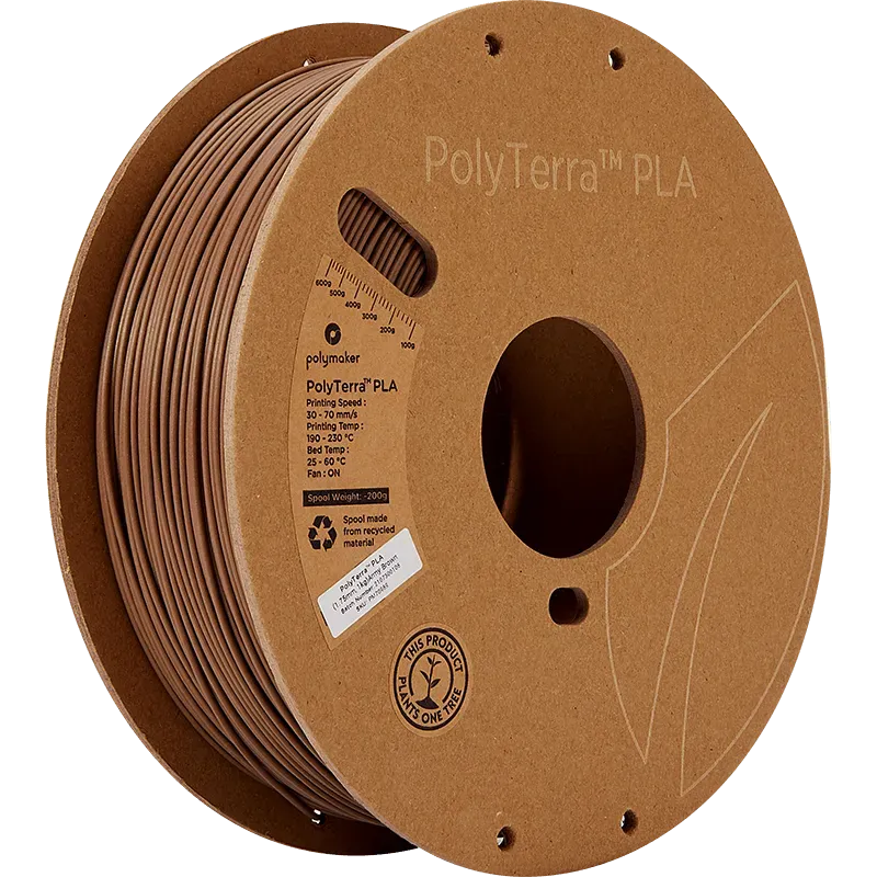 POLYMAKER POLYTERRA PLA 1.75mm/1KG - 3Digital | Droni e Stampanti 3D