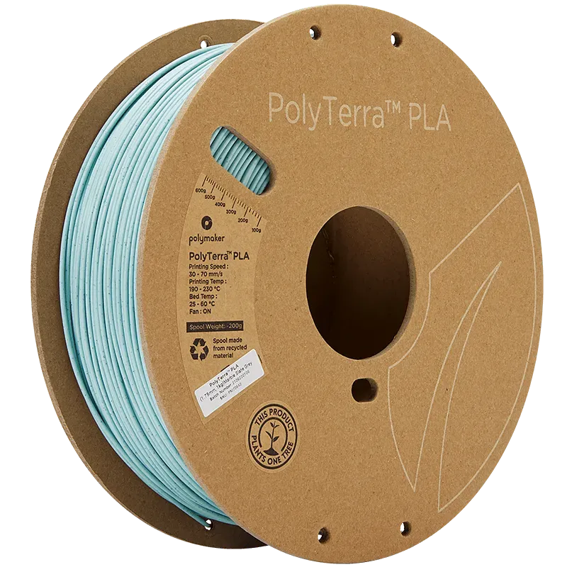 POLYMAKER POLYTERRA PLA 1.75mm/1KG - 3Digital | Droni e Stampanti 3D