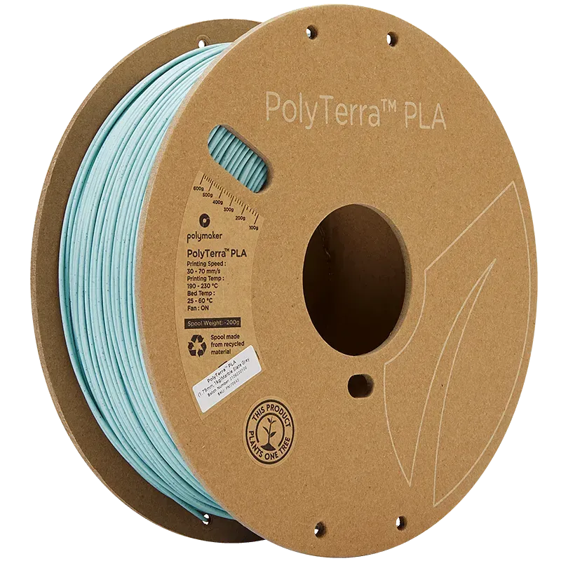 POLYMAKER POLYTERRA PLA 1.75mm/1KG - 3Digital | Droni e Stampanti 3D