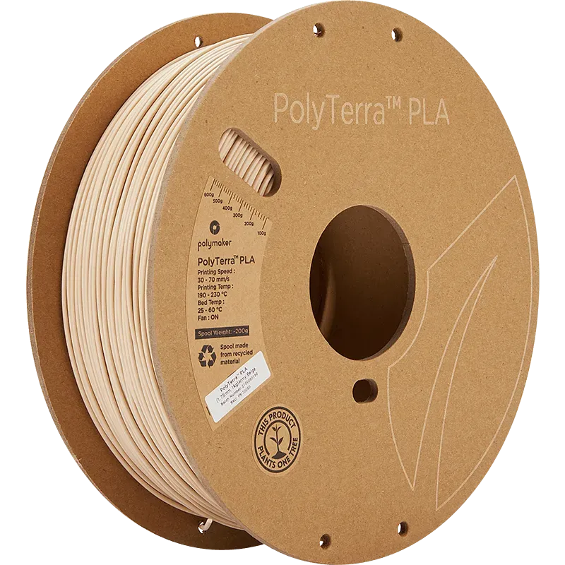 POLYMAKER POLYTERRA PLA 1.75mm/1KG - 3Digital | Droni e Stampanti 3D