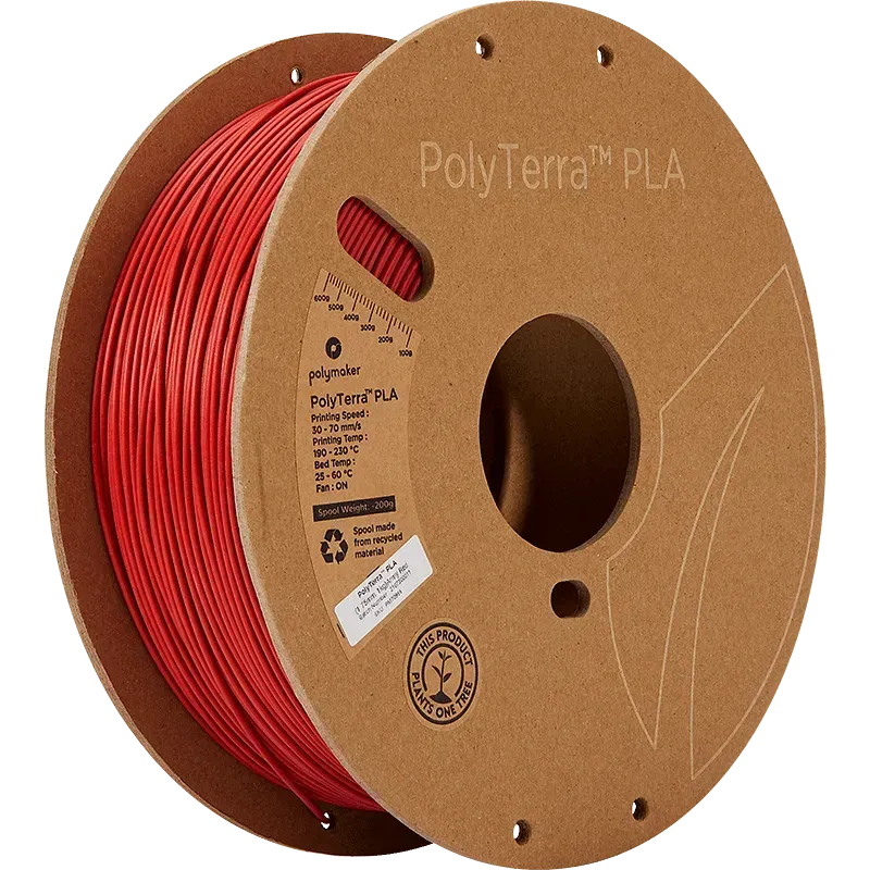 POLYMAKER POLYTERRA PLA 1.75mm/1KG - 3Digital | Droni e Stampanti 3D
