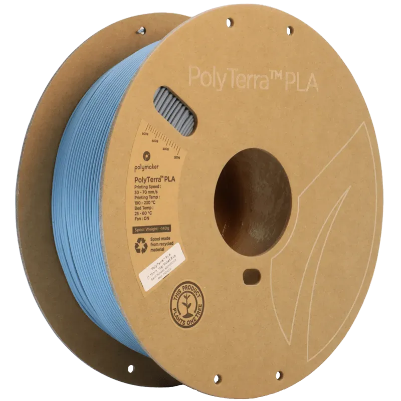 POLYMAKER POLYTERRA PLA 1.75mm/1KG - 3Digital | Droni e Stampanti 3D