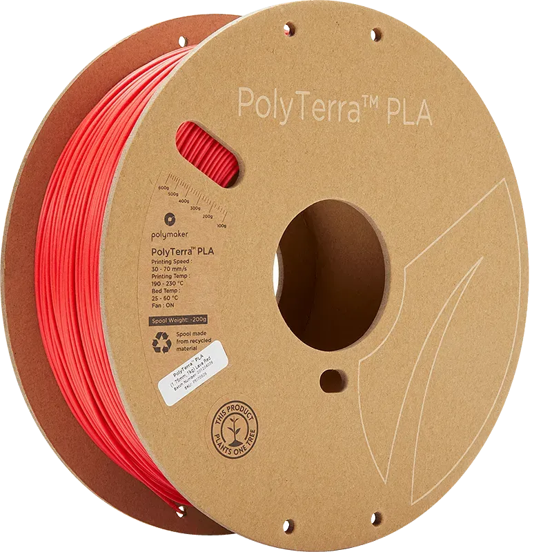 POLYMAKER POLYTERRA PLA 1.75mm/1KG - 3Digital | Droni e Stampanti 3D