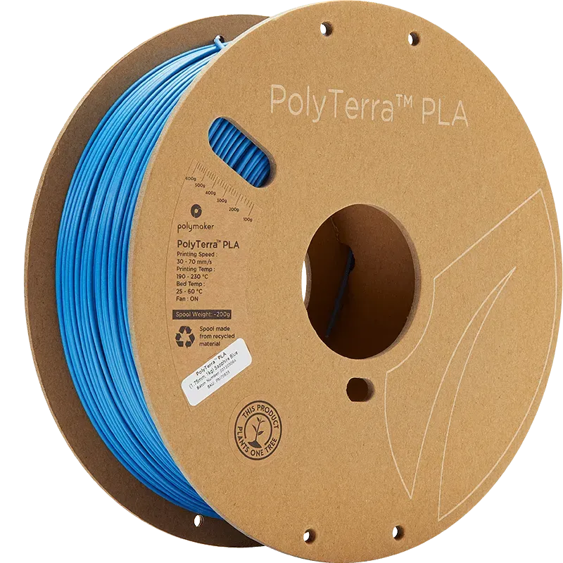 POLYMAKER POLYTERRA PLA 1.75mm/1KG - 3Digital | Droni e Stampanti 3D