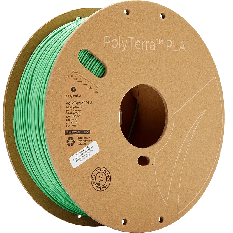 POLYMAKER POLYTERRA PLA 1.75mm/1KG - 3Digital | Droni e Stampanti 3D