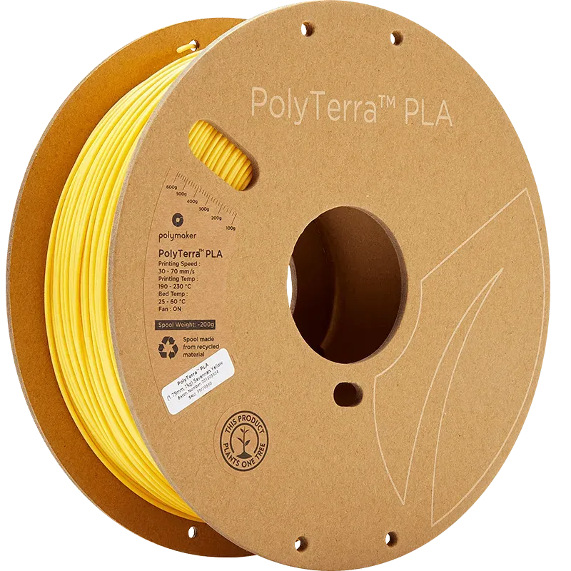 POLYMAKER POLYTERRA PLA 1.75mm/1KG - 3Digital | Droni e Stampanti 3D