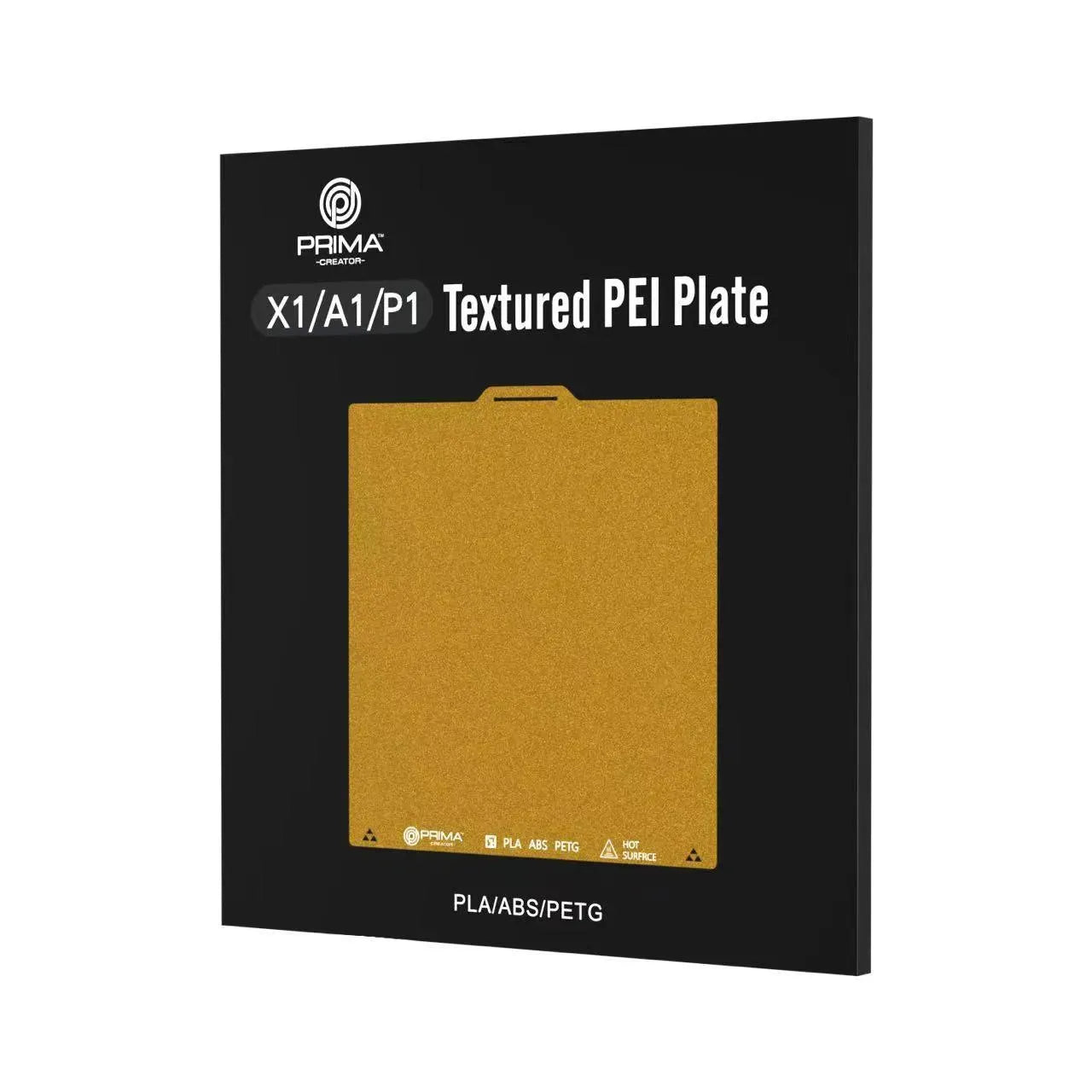 PRIMACREATOR DUAL-SIDED TEXTURED PEI PLATE FOR BAMBU LAB X1 / P1 / A1 - 3Digital | Droni e Stampanti 3D