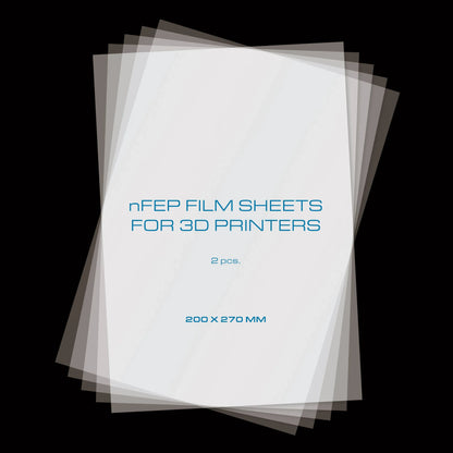 PRIMACREATOR NFEP FILM SHEETS FOR 3D PRINTERS - 200 X 270 MM - 2-PACK - 3Digital | Droni e Stampanti 3D