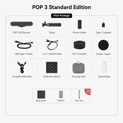 REVOPOINT POP 3 SCANNER 3D - 3Digital | Droni e Stampanti 3D