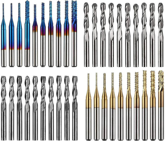 Set 40 Pezzi Punte Fresa CNC - TwoTrees - 3Digital | Droni e Stampanti 3D