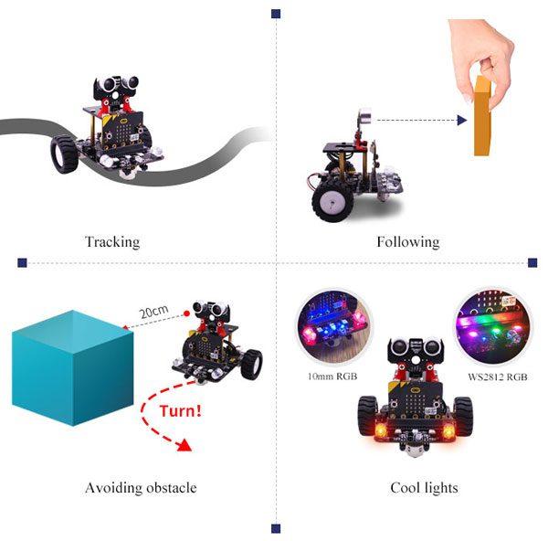 Smart Robot Car per Micro:bit - 3Digital | Droni e Stampanti 3D
