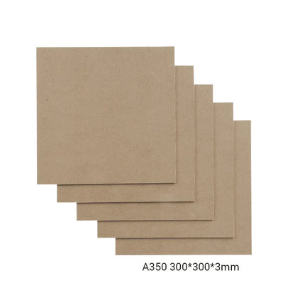 SNAPMAKER MDF WOOD SHEET-A350 / 300X300X3MM / 5-PACK - 3Digital | Droni e Stampanti 3D