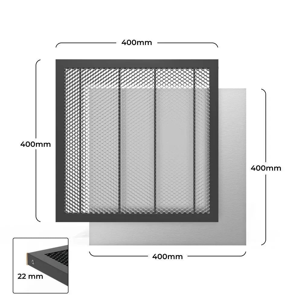 TOOCAA Laser Cutting & Engraving 400mm*400mm Honeycomb Working Panel - 3Digital | Droni e Stampanti 3D