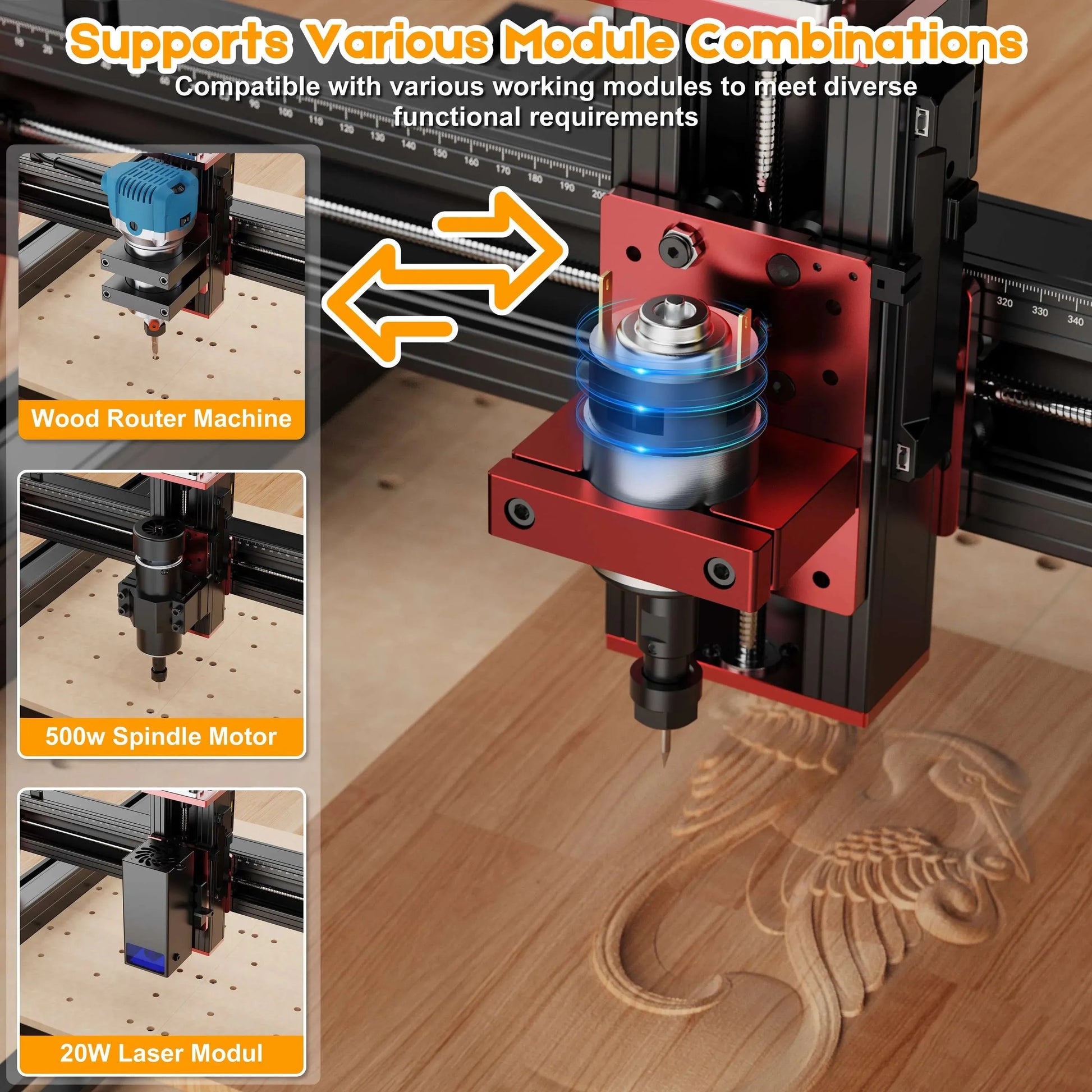 TWOTREES TTC450 PRO CNC - 3Digital | Droni e Stampanti 3D