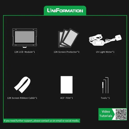 UniFormation 12K Upgrade Kit – GKtwo - 3Digital | Droni e Stampanti 3D