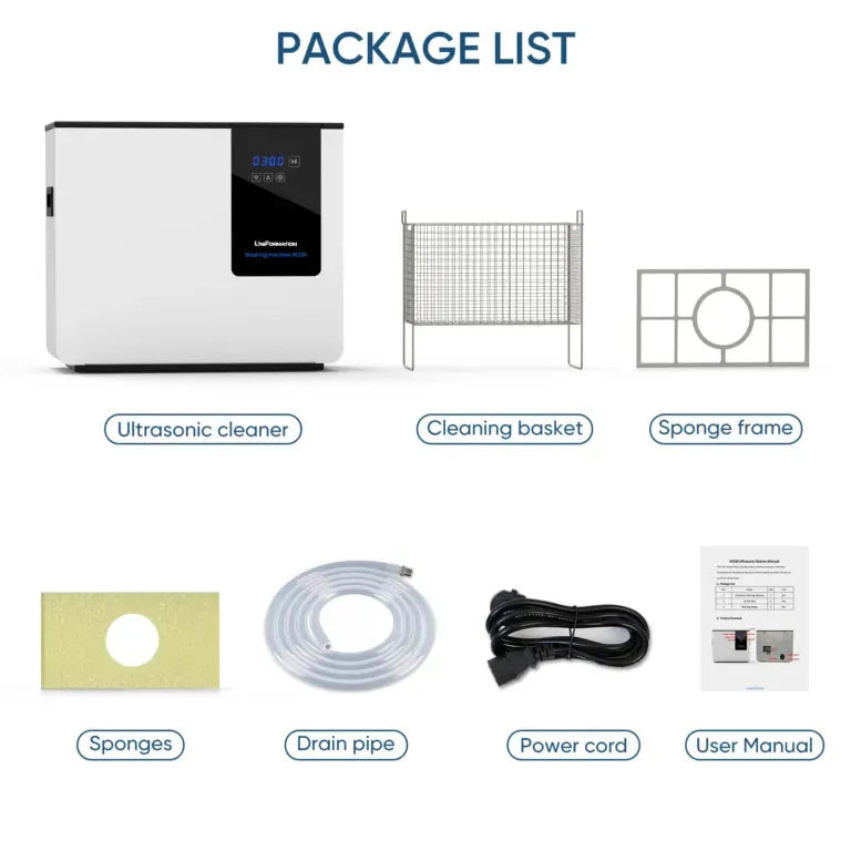 UniFormation W230 Ultrasonic Cleaner - 3Digital | Droni e Stampanti 3D