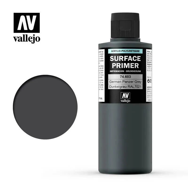 VALLEJO ACRYLIC PRIMER GERMAN PANZER GREY 60 ML - 3Digital | Droni e Stampanti 3D