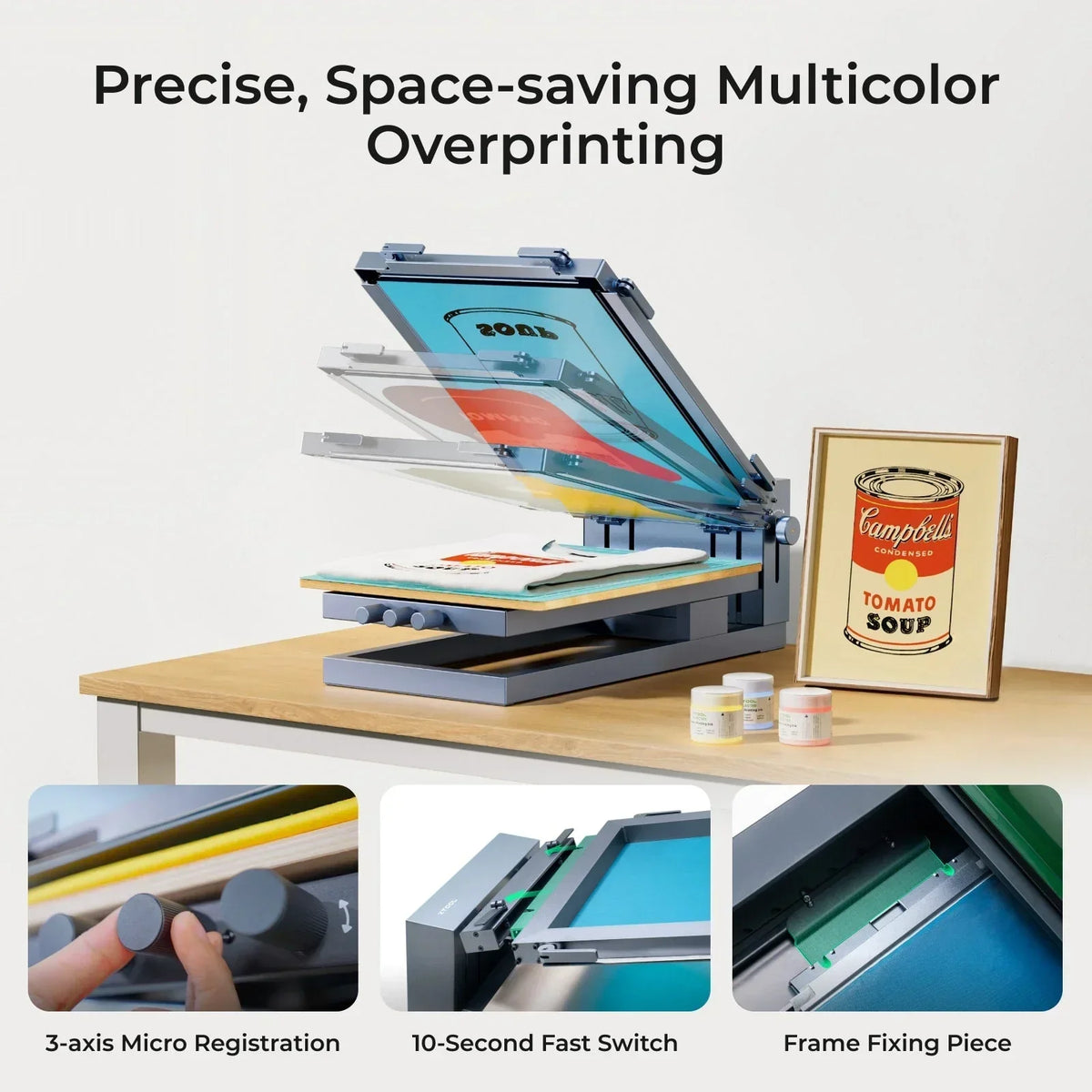 Pinter Screen xTool Small Frame Screen Printer for M Series – 3Digital
