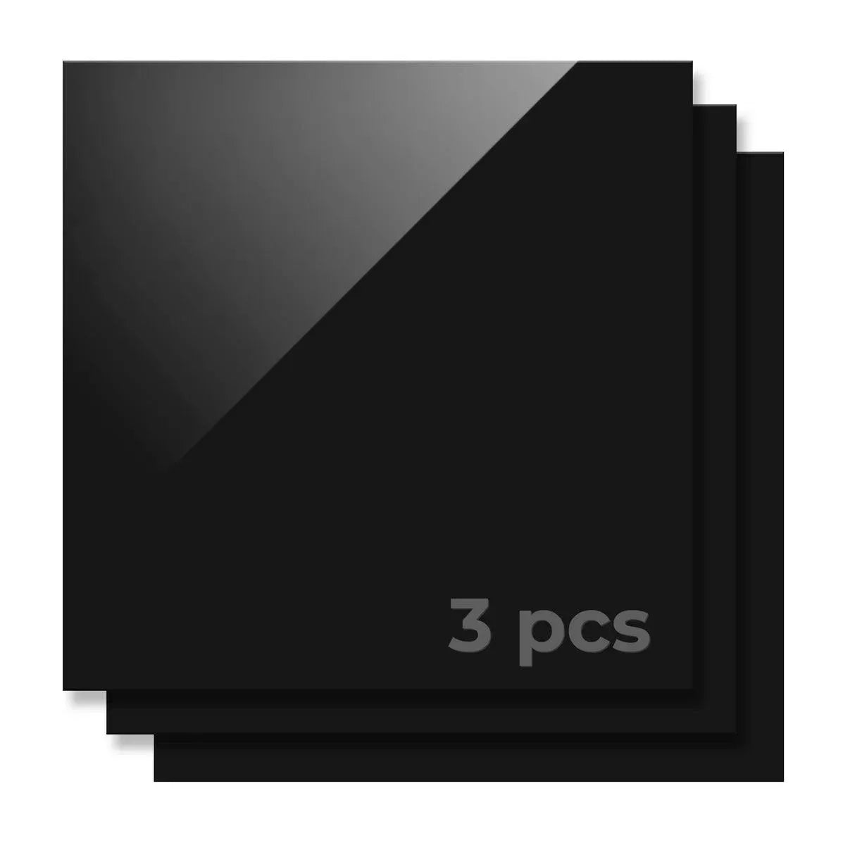 XTOOL 3 MM BLACK ACRYLIC SHEETS (3-PACK) - 3Digital | Droni e Stampanti 3D