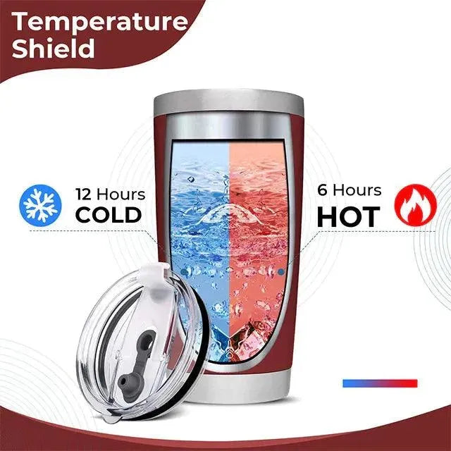 XTOOL BRICK RED STAINLESS STEEL TUMBLER - 3Digital | Droni e Stampanti 3D