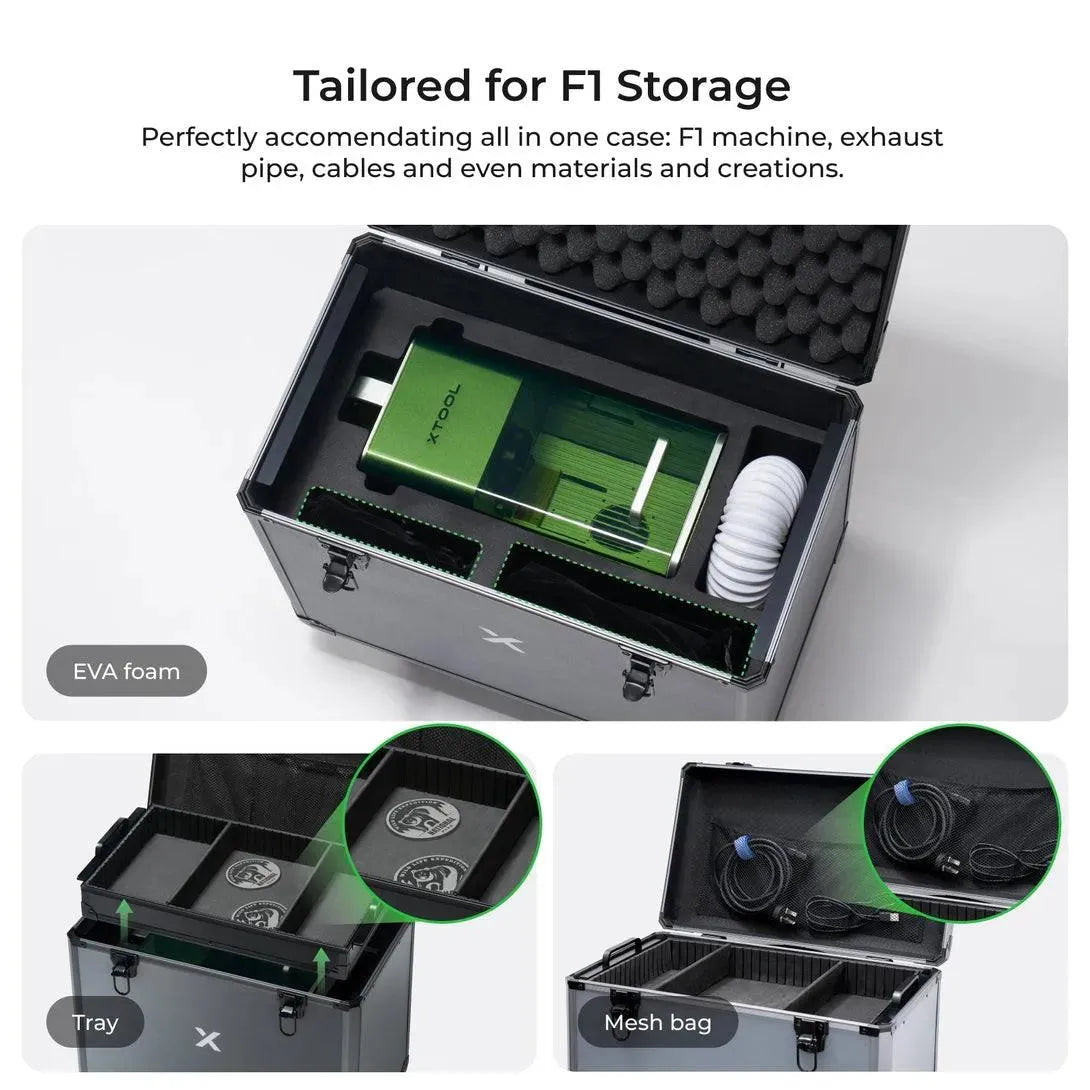 XTOOL F1 ROLLING HARD CASE - 3Digital | Droni e Stampanti 3D